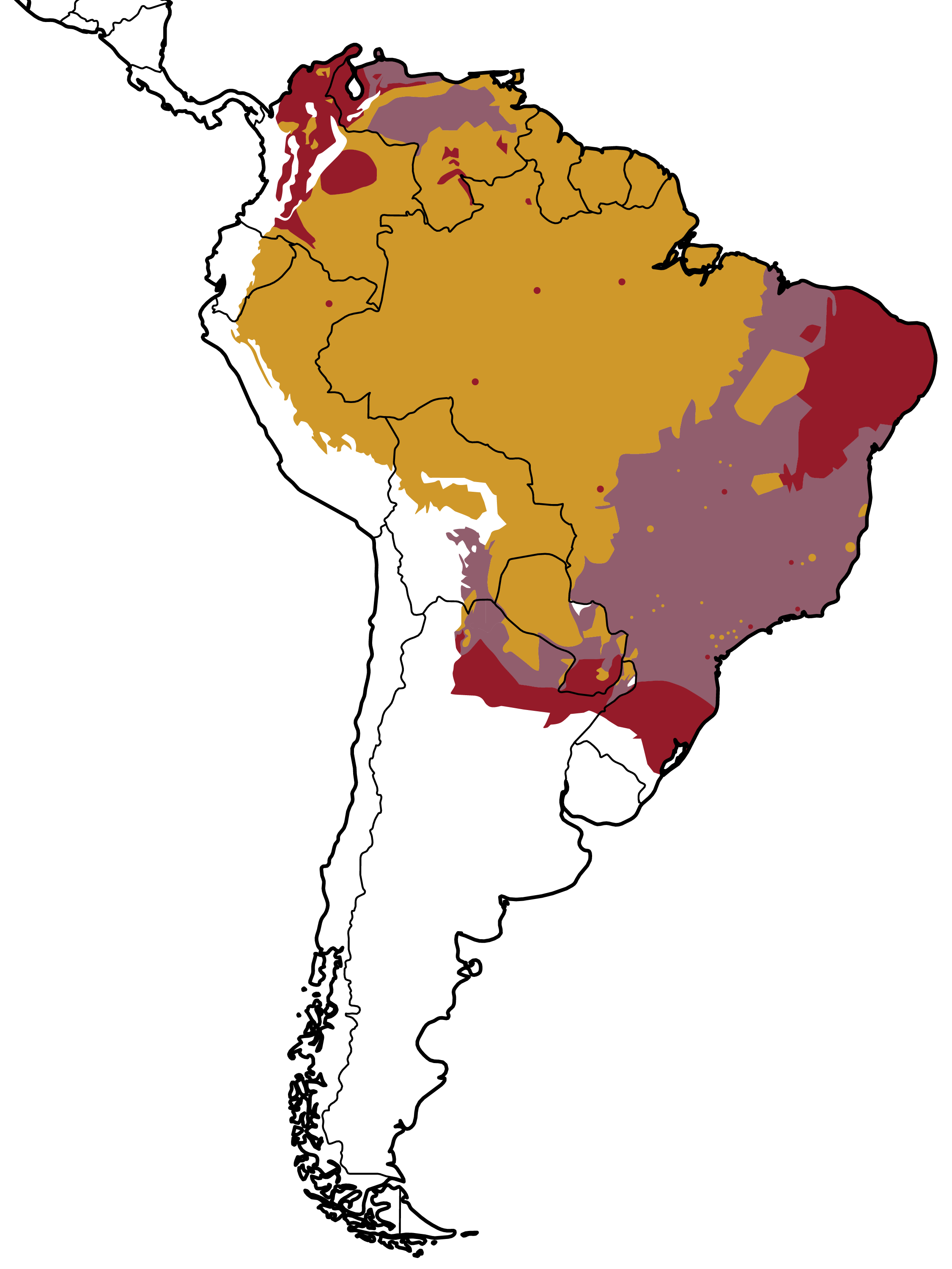 Mapa Distribuição Geográfica