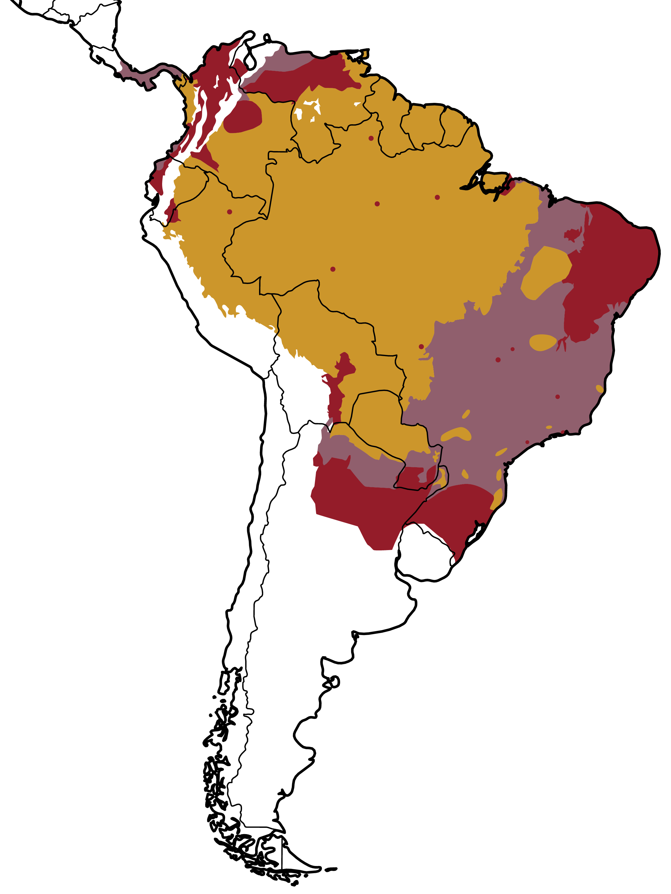 Mapa Distribuição Geográfica